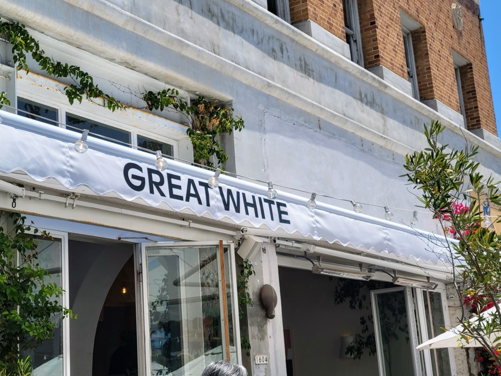 Great White Venice breakfast dish